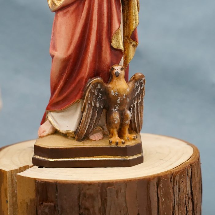 【现货】木雕-圣使若望-12厘米 Catholic religious art