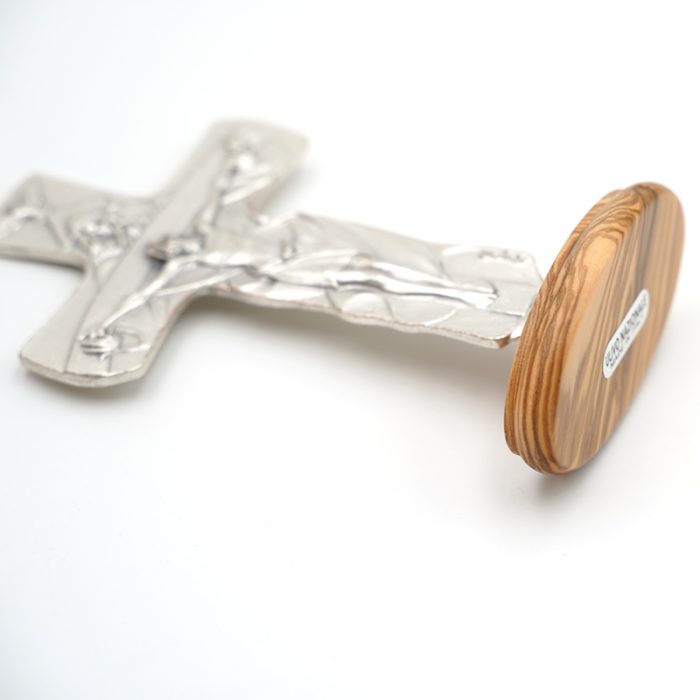 十字架-天主圣三-锌合金-氧化处理带底座-15.5x9cm Catholic religious art