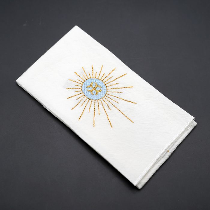 Corporal Cloth - Eucharistic Symbol - Embroidered - 44.5x25cm (Set of 4) Catholic religious art