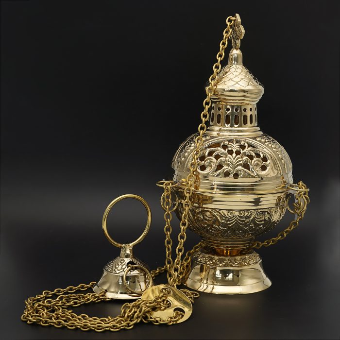 【现货】提炉-金色-黄铜带内胆-28cm Catholic religious art