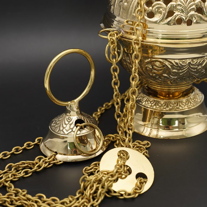 【现货】提炉-金色-黄铜带内胆-28cm Catholic religious art