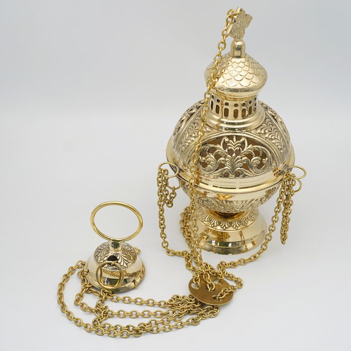 【现货】提炉-金色-黄铜带内胆-28cm Catholic religious art