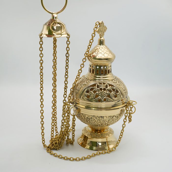 【现货】提炉-金色-黄铜带内胆-28cm Catholic religious art