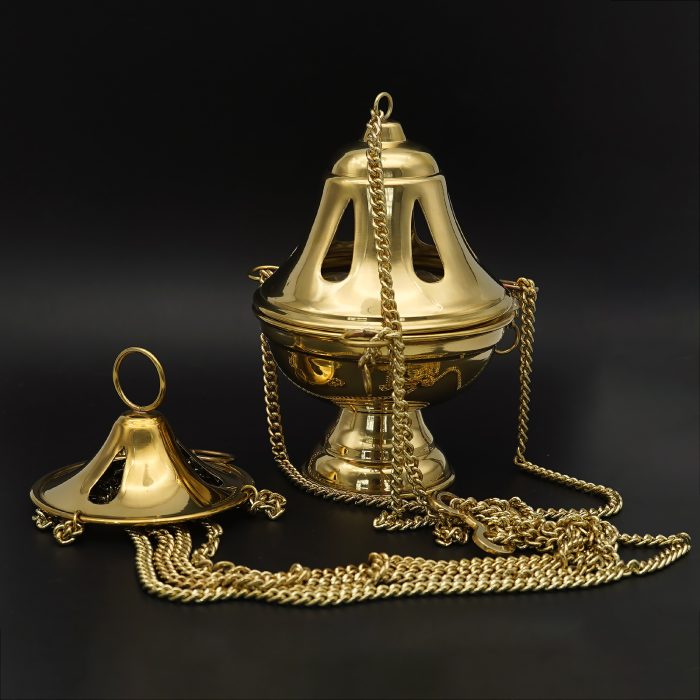 【现货】提炉-金色-黄铜带内胆-17cm Catholic religious art