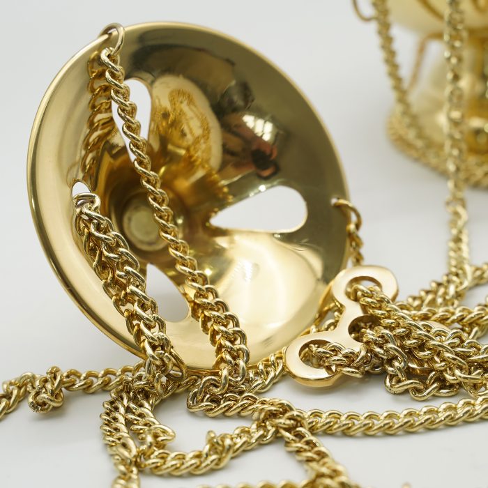 【现货】提炉-金色-黄铜带内胆-17cm Catholic religious art