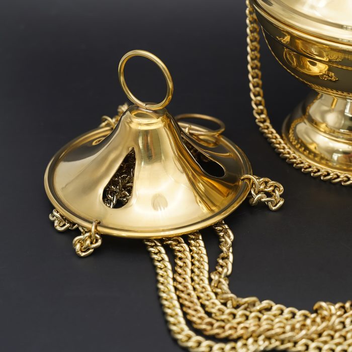 【现货】提炉-金色-黄铜带内胆-17cm Catholic religious art