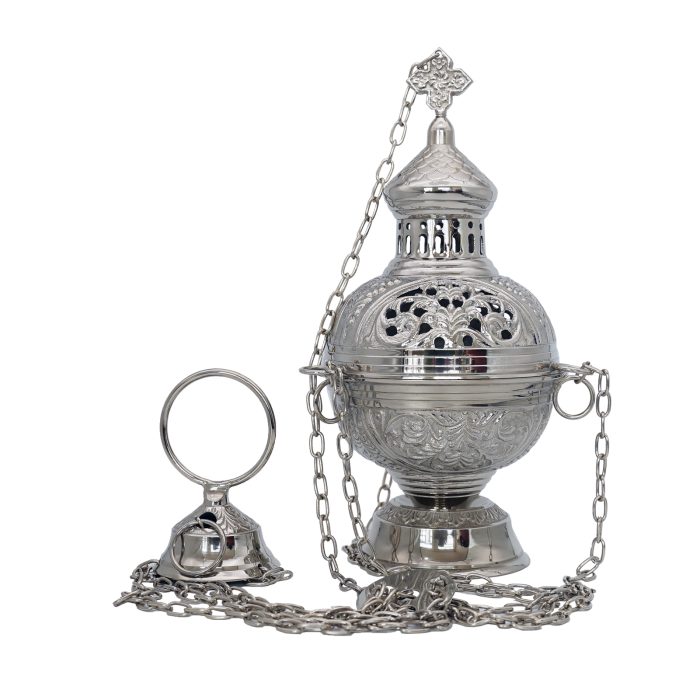 【现货】提炉-银色-黄铜带内胆-28cm Catholic religious art