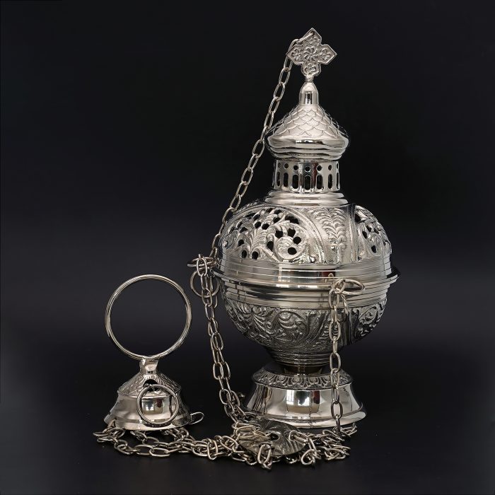 【现货】提炉-银色-黄铜带内胆-28cm Catholic religious art