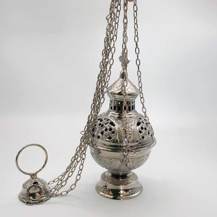 【现货】提炉-银色-黄铜带内胆-28cm Catholic religious art