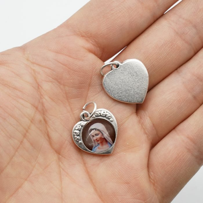 DIY小吊牌-默主哥耶梅久戈耶-锌合金-1.5cm Catholic religious art