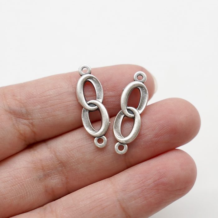 DIY双通-婚约-锌合金-银色-1.8cm Catholic religious art