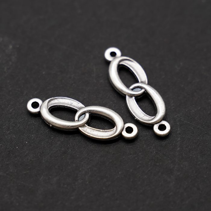 DIY双通-婚约-锌合金-银色-1.8cm Catholic religious art