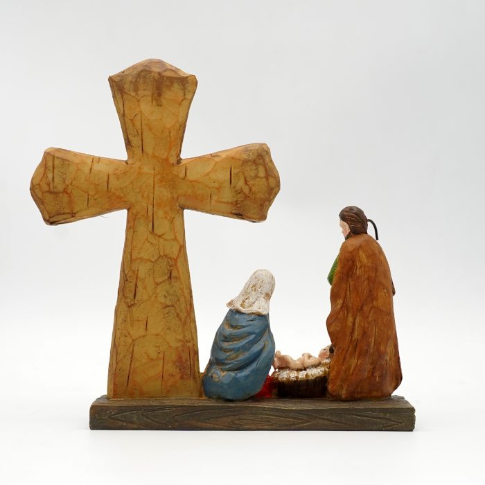 圣诞节-PEACE摆件-家庭-十字架-17x15.5cm Catholic religious art