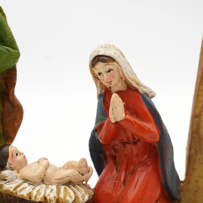 圣诞节-PEACE摆件-家庭-十字架-17x15.5cm Catholic religious art