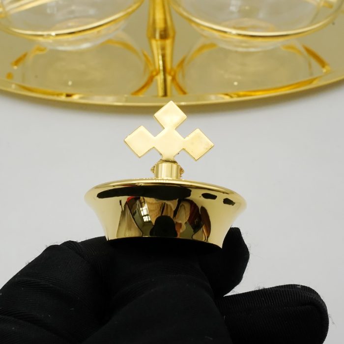 金色托盘-酒水瓶酒水壶-23x14 cm-100ml Catholic religious art