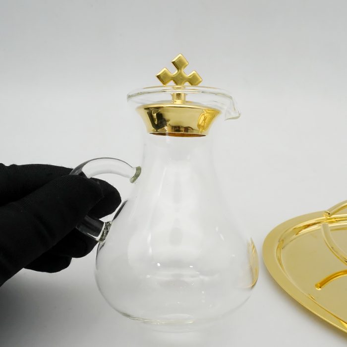 金色托盘-酒水瓶酒水壶-23x14 cm-100ml Catholic religious art