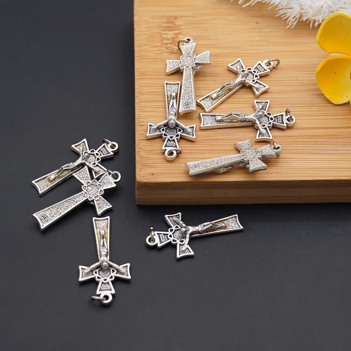 DIY十字架-锌合金-3.5x2cm Catholic religious art