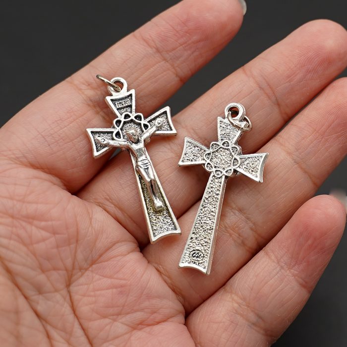 DIY十字架-锌合金-3.5x2cm Catholic religious art