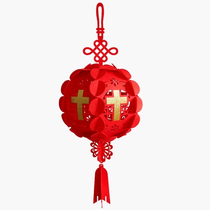 春节-绒布灯笼-圆-总长70cm Catholic religious art