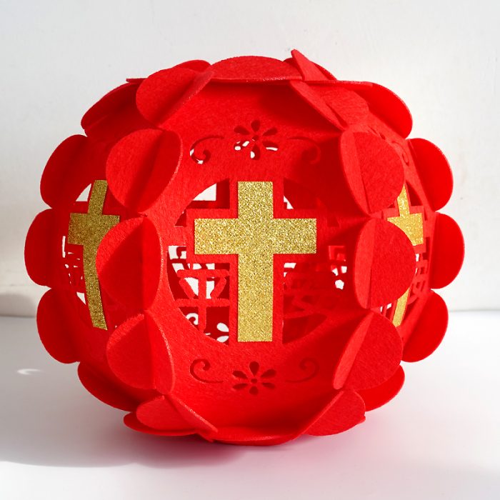 春节-绒布灯笼-圆-总长70cm Catholic religious art