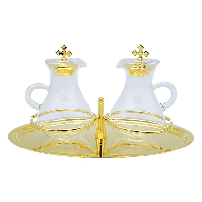 金色托盘-酒水瓶酒水壶-23x14 cm-100ml Catholic religious art