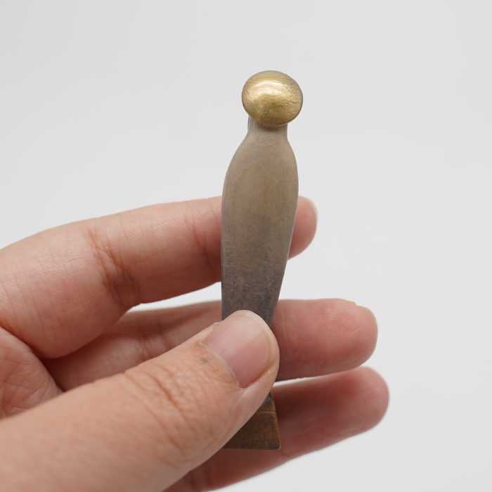 【现货】木雕_法蒂玛圣母抽象款 7厘米 Catholic religious art