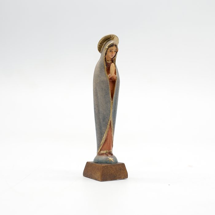 【现货】木雕_法蒂玛圣母抽象款 7厘米 Catholic religious art