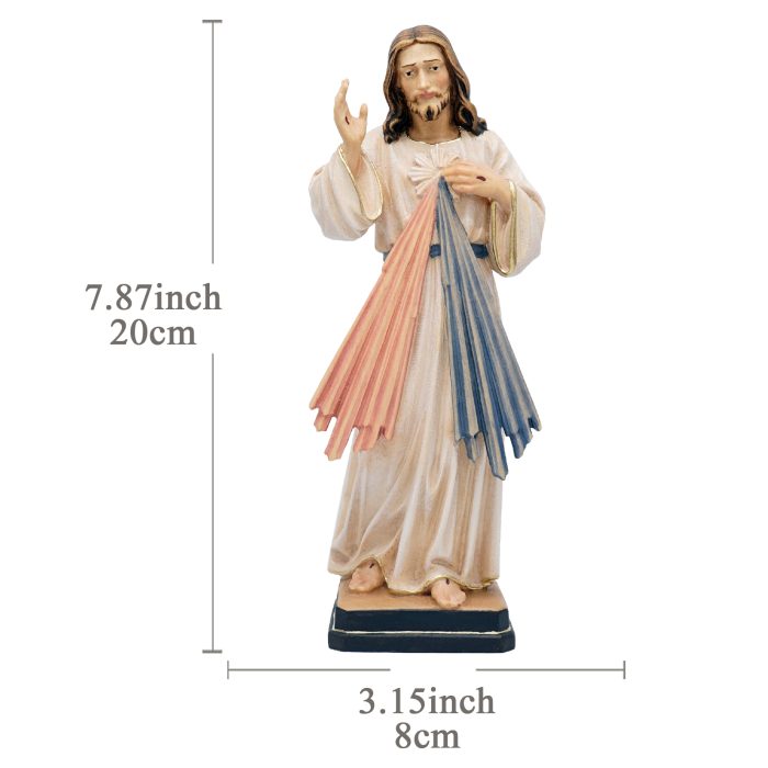 【现货】木雕-上主慈悲-20厘米 Catholic religious art