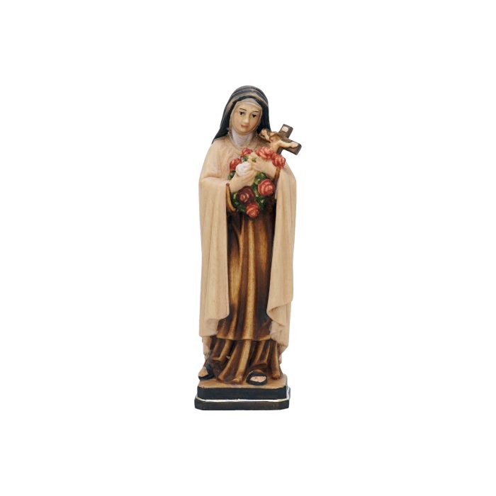 【现货】木雕-小德兰10厘米-彩色 Catholic religious art