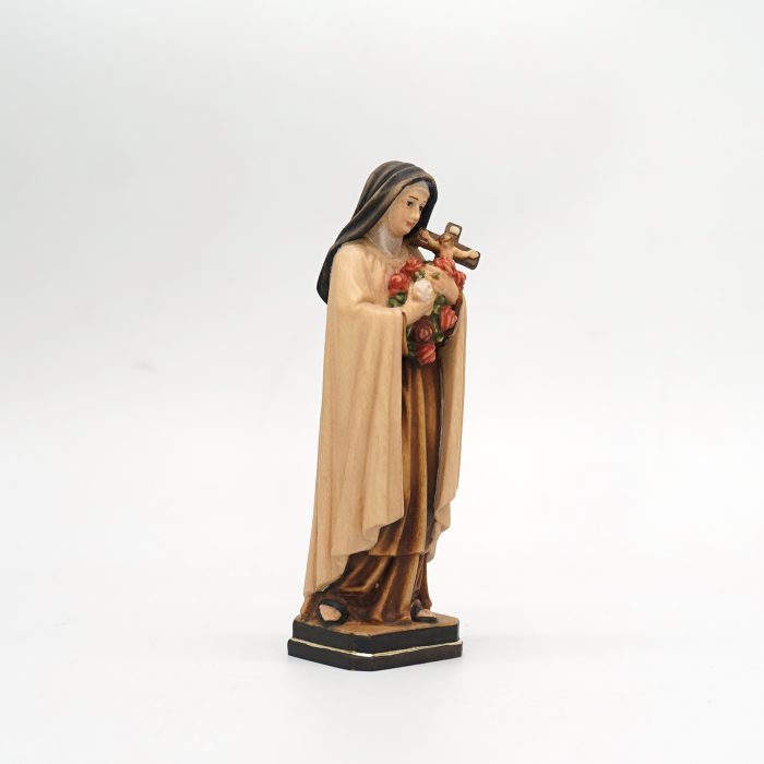 【现货】木雕-小德兰10厘米-彩色 Catholic religious art