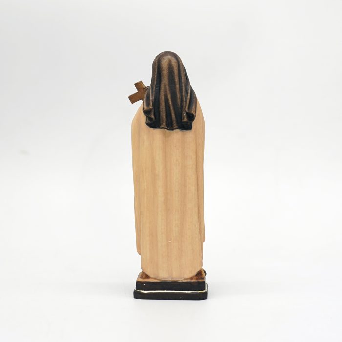 【现货】木雕-小德兰10厘米-彩色 Catholic religious art