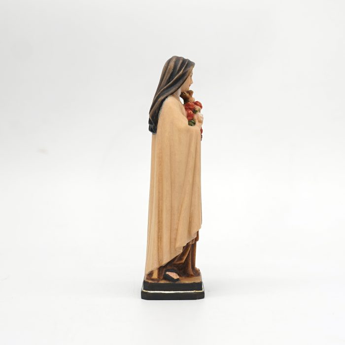 【现货】木雕-小德兰10厘米-彩色 Catholic religious art