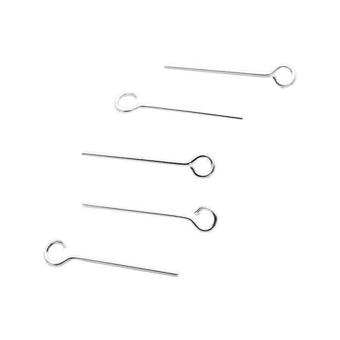 DIY配件-九字针-侧开口-不锈钢镀金/银0.60x16/17mm-10克 Catholic religious art