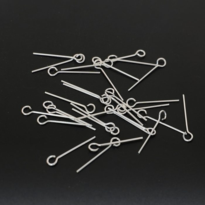 DIY配件-九字针-侧开口-不锈钢镀金/银0.60x16/17mm-10克 Catholic religious art