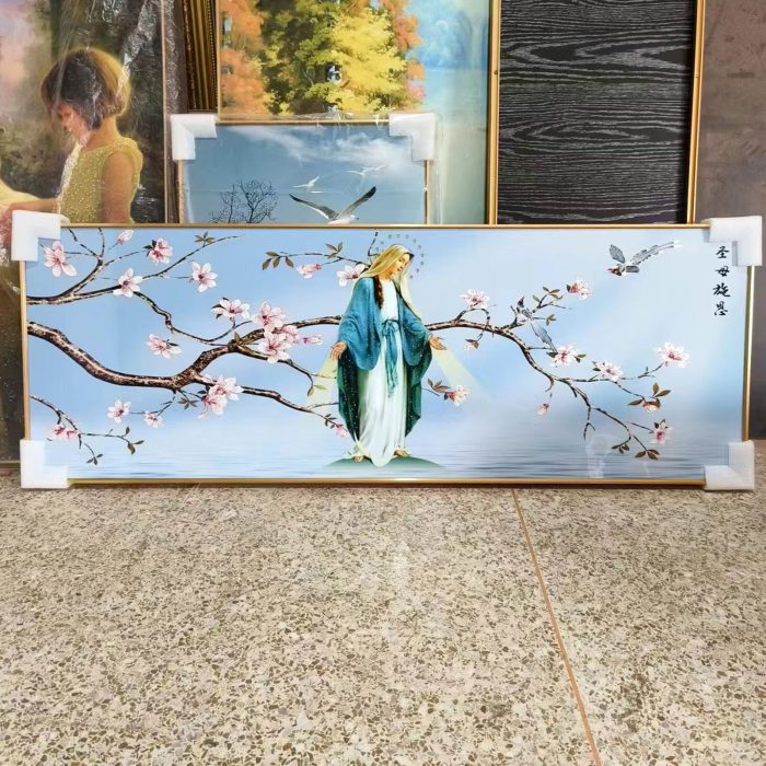 挂件-晶瓷画-三联画-多尺寸 Catholic religious art