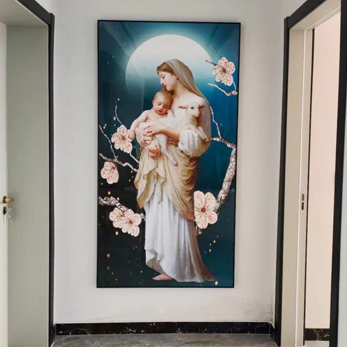 挂件-晶瓷画-玄关-多尺寸 Catholic religious art