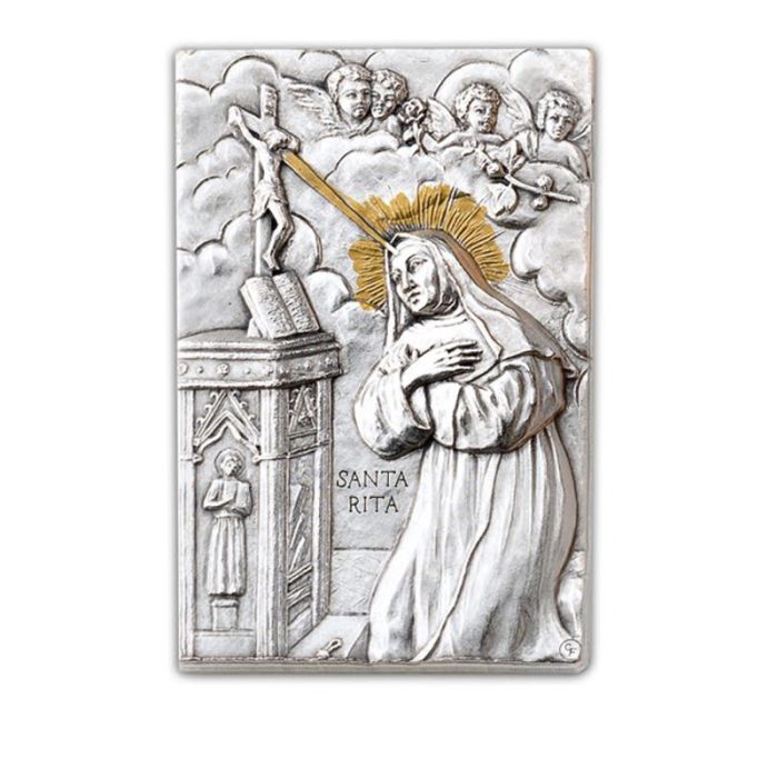 笔筒-浮雕圣像-圣妇丽达-胡桃木特制纪念款-11x7.5x7.5cm Catholic religious art